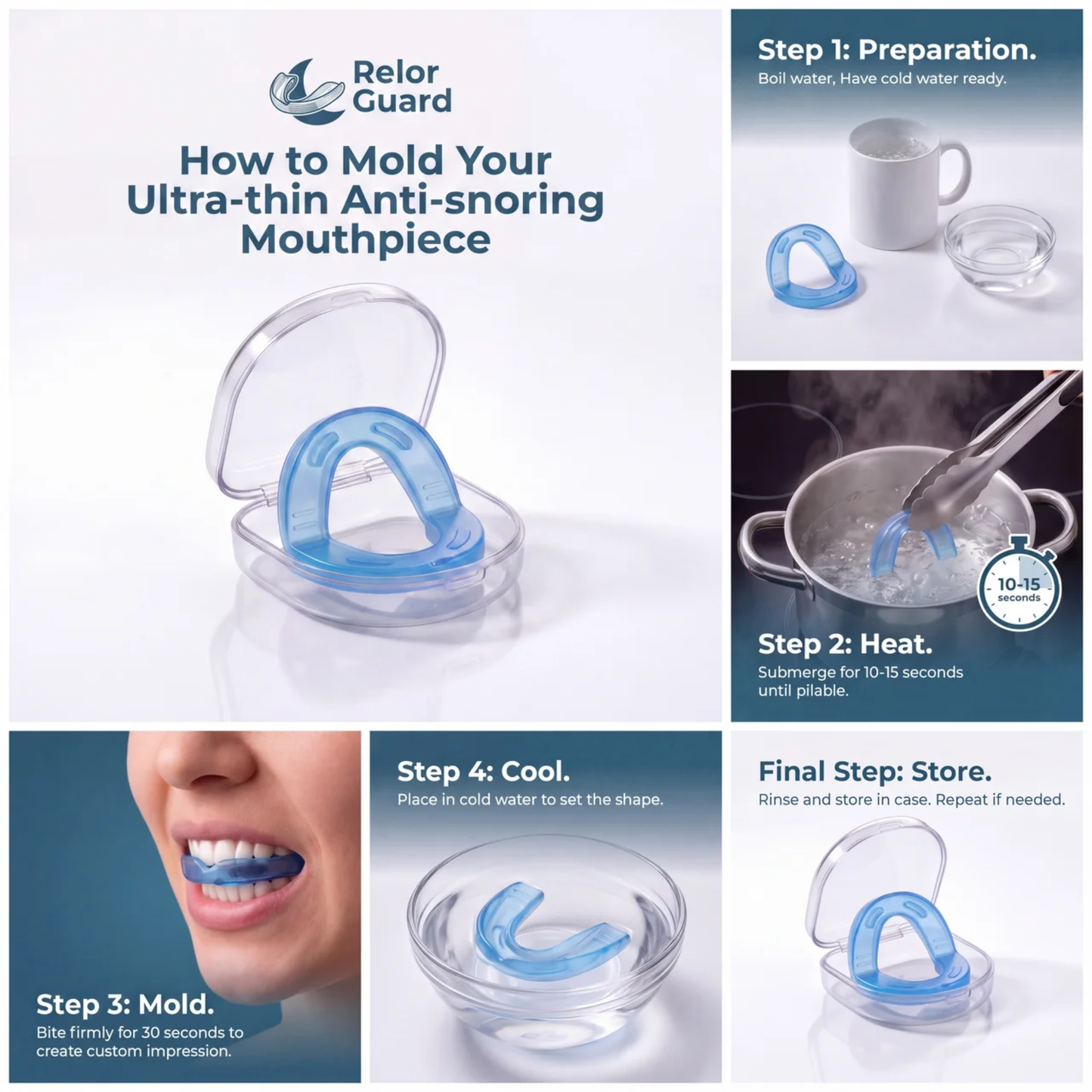 RelorGuard® Anti-Snoring Mouthpiece